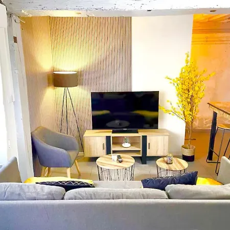 Maison Hyper Centre - Patio - Tv 4k - Wifi-fibre - 4 - Machine A Laver - Seche Linge - Lave Vaisselle - Confort - Spacieux * Rouen