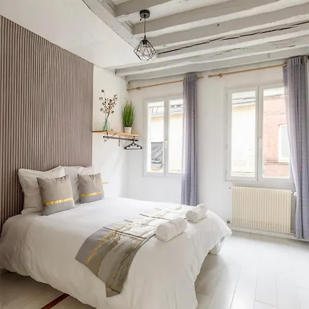 Apartment Maison Hyper Centre - Patio - Tv 4k - Wifi-fibre - 4 - Machine A Laver - Seche Linge - Lave Vaisselle - Confort - Spacieux Rouen