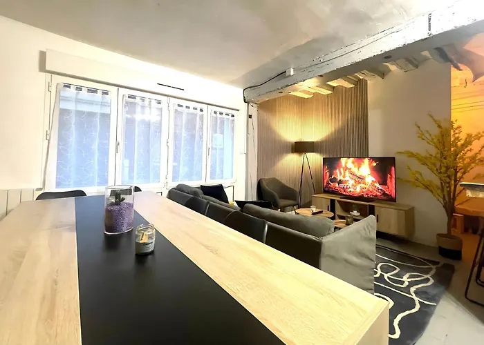 アパート Maison Hyper Centre - Patio - Tv 4k - Wifi-fibre - 4 - Machine A Laver - Seche Linge - Lave Vaisselle - Confort - Spacieux *