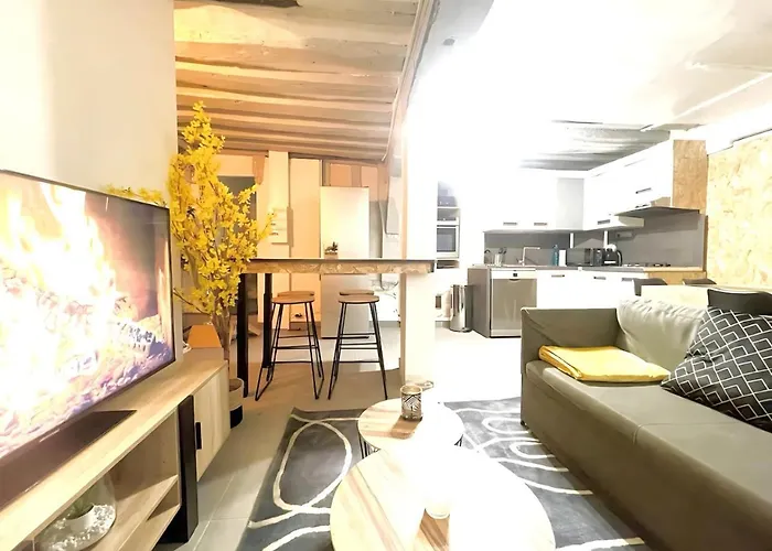 Maison Hyper Centre - Patio - Tv 4k - Wifi-fibre - 4 - Machine A Laver - Seche Linge - Lave Vaisselle - Confort - Spacieux ルーアン