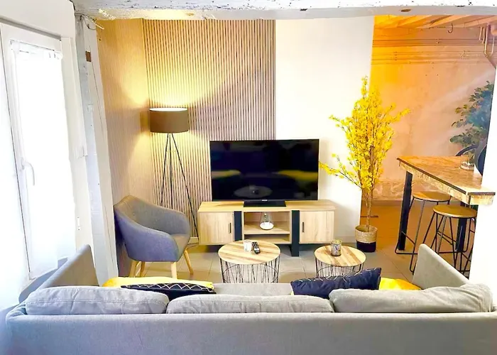 Maison Hyper Centre - Patio - Tv 4k - Wifi-fibre - 4 - Machine A Laver - Seche Linge - Lave Vaisselle - Confort - Spacieux * Rouen