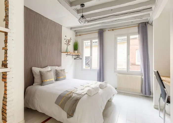 Apartment Maison Hyper Centre - Patio - Tv 4k - Wifi-fibre - 4 - Machine A Laver - Seche Linge - Lave Vaisselle - Confort - Spacieux Rouen